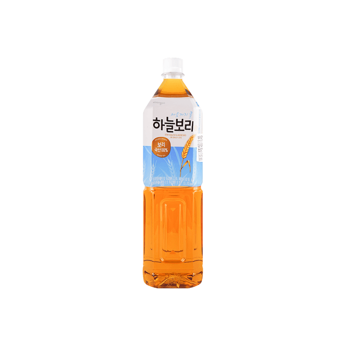 【0糖0脂0卡】韓國WOONGJIN熊津 大麥茶飲料 大瓶裝 1.5L