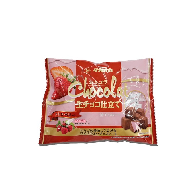 【日本直郵】日本TAKAOKA高岡 小紅書推薦 高崗巧克力 生巧克力 草莓風味生巧克力 140g