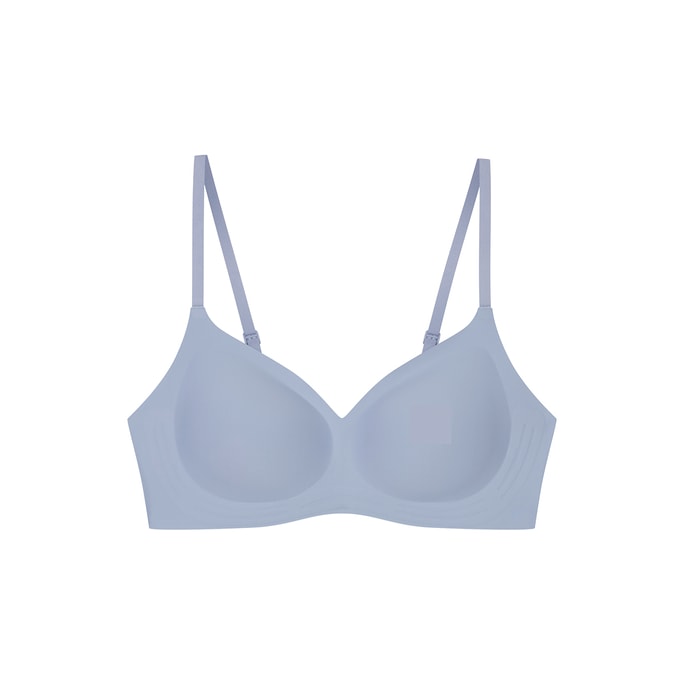  Wing Relief Soft Support Bra Milk Salt Blue M