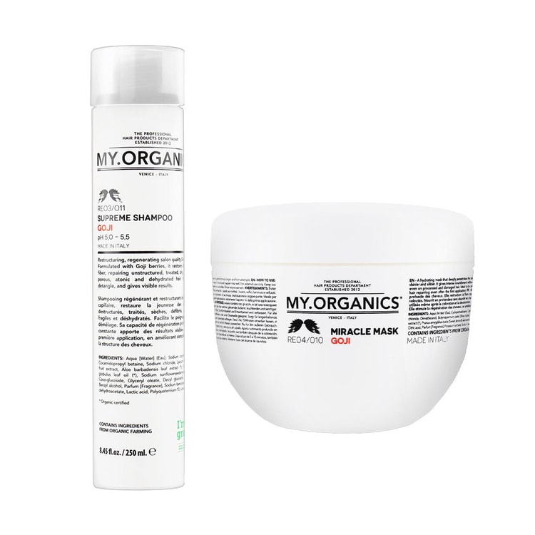 My Organics Organic Goji Supreme Shampoo, 8.5 fl oz + Miracle Hair