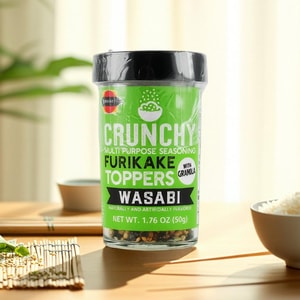 Crunchy Furikake - Japanese Rice Seasoning , Wasabi Flavor , 1.76 oz
