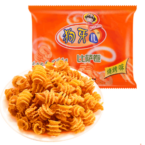 【全米直送】ドッグヤエル ピザロール BBQ味 20g×10袋