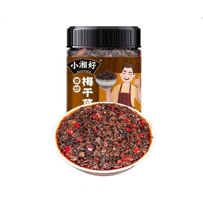 Fried preserved mustard stems with fragrance; spicy and quick-to-eat appetizer sauce; side dish 280g/bottle