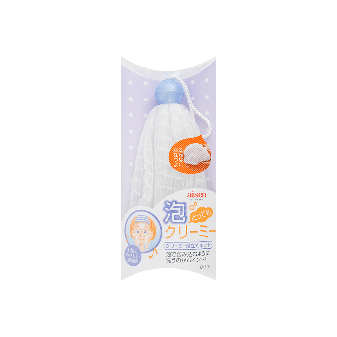 日本AISEN 香皂洗面皂发泡网起泡网 可挂式