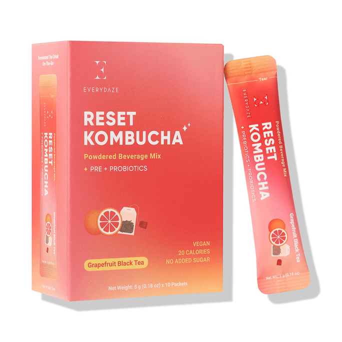 EVERYDAZE with BT21: Reset Kombucha, Grapefruit Black Tea Flavor, 10pcs