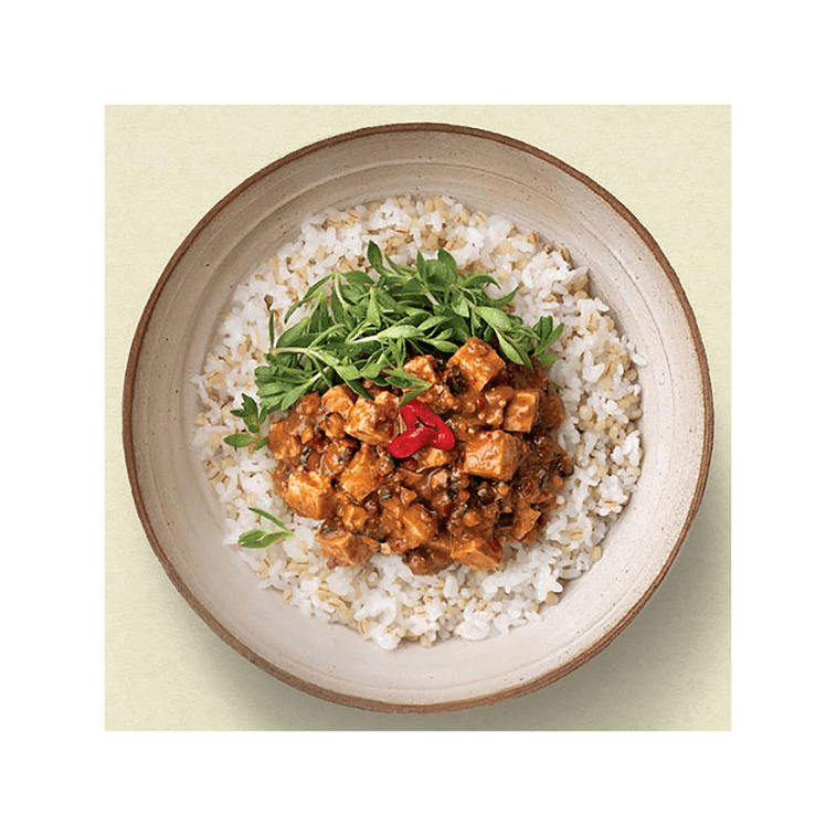 Cooked White Rice with Soybean Paste Bibimbap, 9.88 oz 6