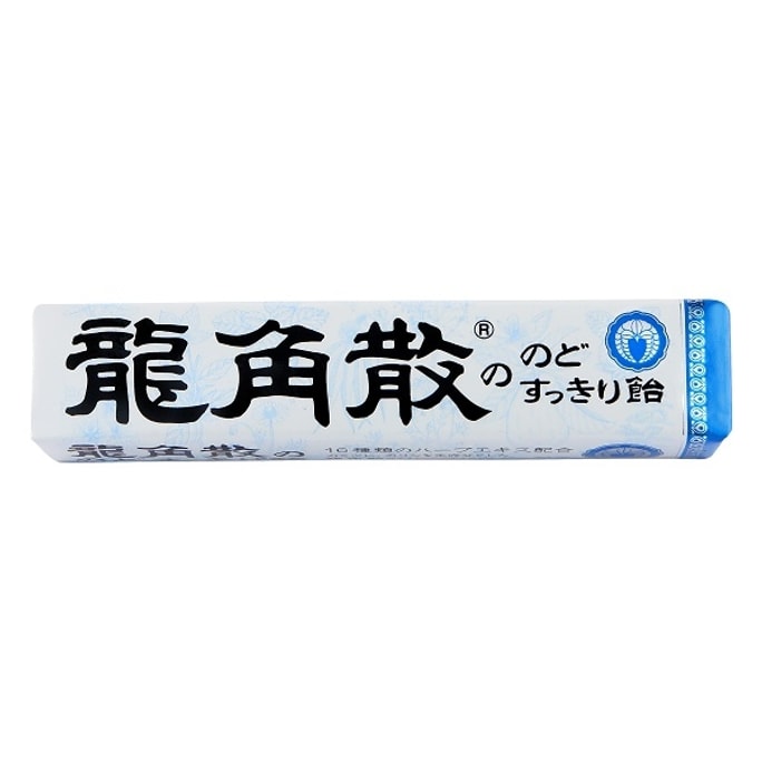 【日本直邮】RYUKAKUSAN龙角散 止咳化痰润喉喉糖 薄荷味  10粒 42g