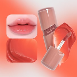 韩国HINCE 晶莹透亮露珠唇釉 淡化角质 持久保湿 纯素 低敏护唇 4ml #R003 RAWPRICOT 原生杏桃 透亮杏桃珊瑚色