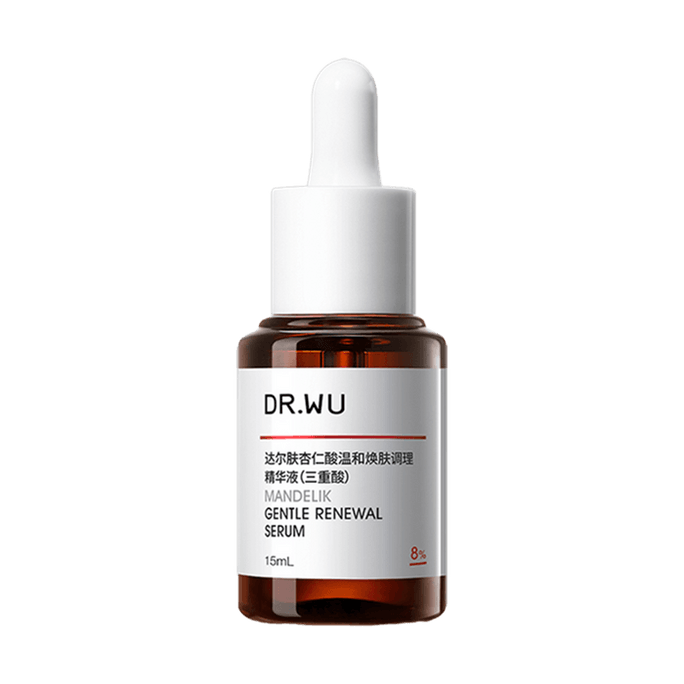 【中国直送】DR.WU マンデル酸セラム 8% トリプルアシッド 15ml - ニキビ治療、グリコール酸、サリチル酸、黒ずみ除去、角質除去、肌荒れ改善