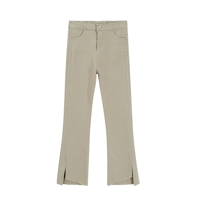 HSPM New Elastic Micro Flared Jeans In Apricot Color M