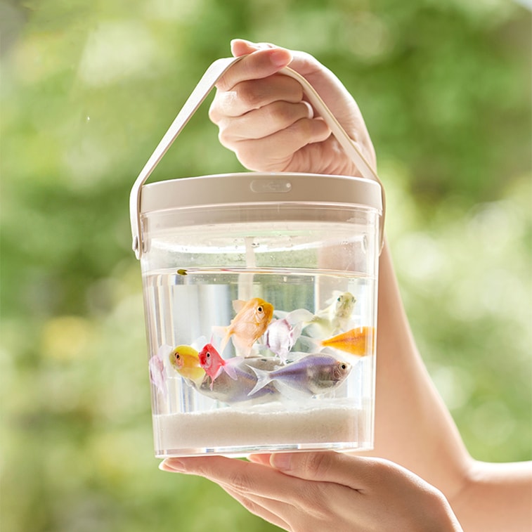 New Small Wireless Oxygenating Goldfish Tank for Desktop, Office, and Outdoor Use 11