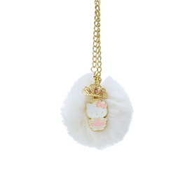 SANRIO Kuromi Tokimeki Tiara Pompom Bag Charm hello kitty
