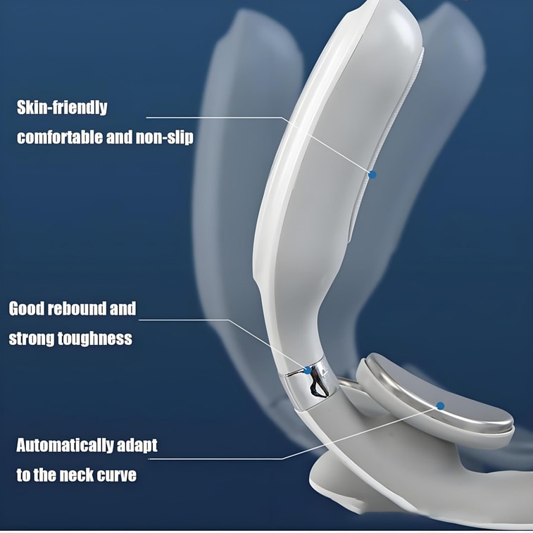 Neck Massager with Heat - Deep Muscle Activation, 6 Modes, 15 Intensities, Hands-Free, Ergonomic Design, Quiet Relaxation 5
