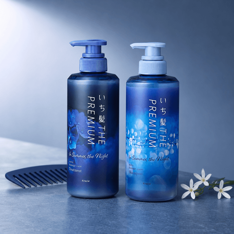 KRACIE THE PREMIUM Extra Damage Care Shampoo & Treatment Set 13.53