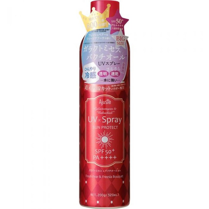 GA&BA Transparent Quick Dry Cool Sunscreen Spray - Fresh Pear and Freesia SPF50+/PA++++ 200g