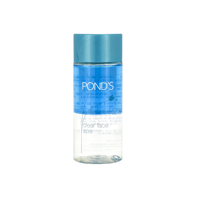 POND'S旁氏 深层洁净眼唇卸妆液 水油分层 120ml 卸除防水眼线睫毛膏【韩国化解榜单NO.1】