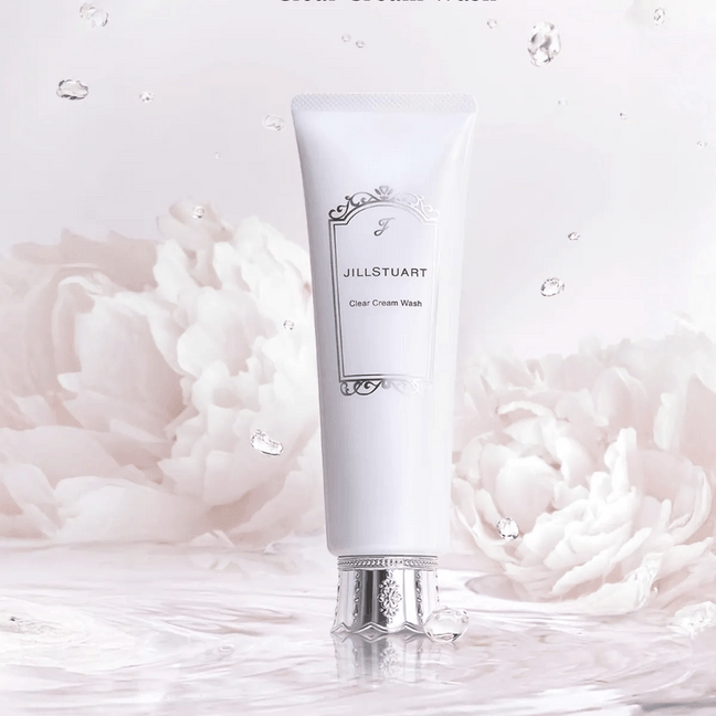 日本JILLSTUART 纯净花姬精粹洗颜乳 清洁保湿抗氧化洗面奶 129ml 透亮不紧绷