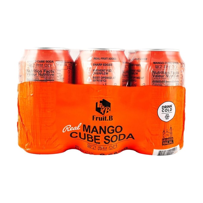 Mango Cube Soda 11.49 fl oz*6packs