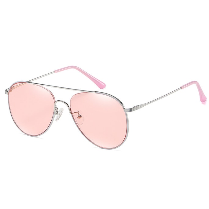 Summer New Nylon Lens Sunglasses Light Pink 1 Piece
