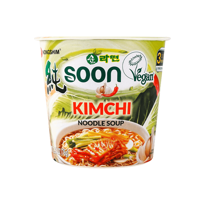 Soon Vegan Kimchi Cup Noodle 75g
