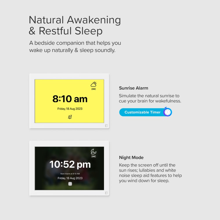 Digital Picture Frame   10.1 Inch w/ Connected App    Frame LiveWhite 8