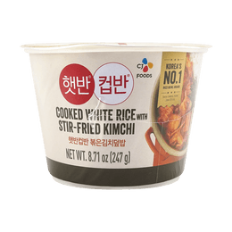 Cooked White Rice with Stir-Fried Kimchi - Instant, 8.72oz
