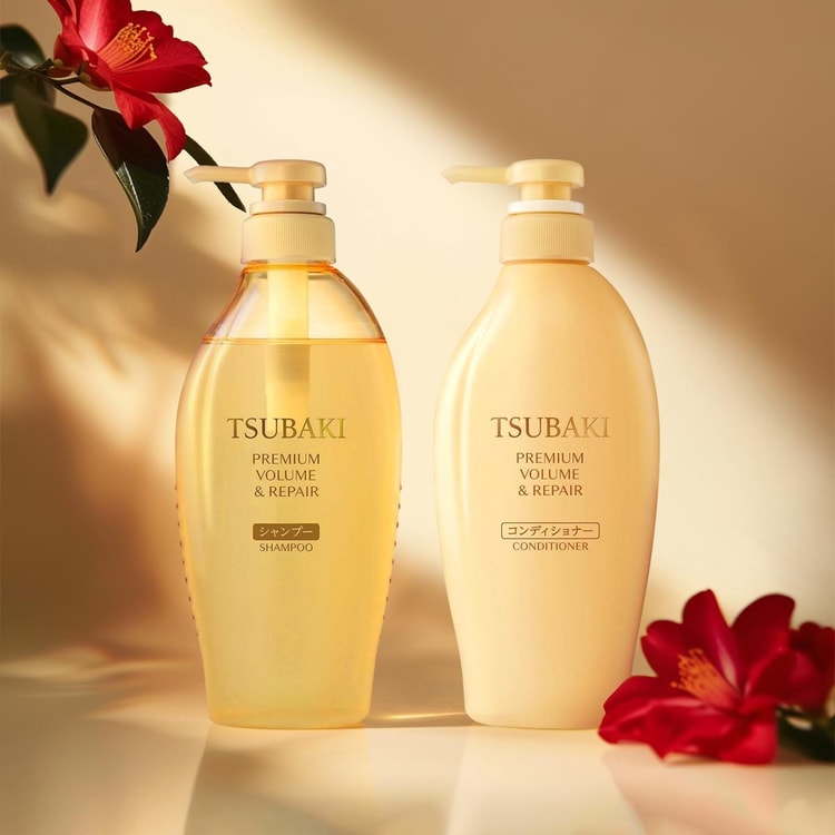 SHISEIDO 資生堂 TSUBAKI ゴールデンカメリア 0秒サロンレベルの保湿リフレッシュアルティメットリペアシャンプー＆コンディショナー  15.22液量オンス*2 - Yami