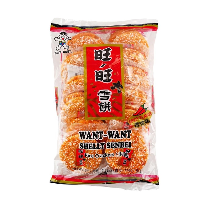 Snow Spicy Rice Crackers 150g
