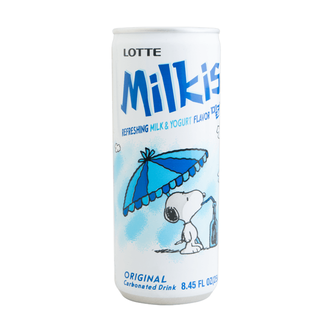 Milkis Carbonated Drink Refreshing Milk and Yogurt Flavor 250ml