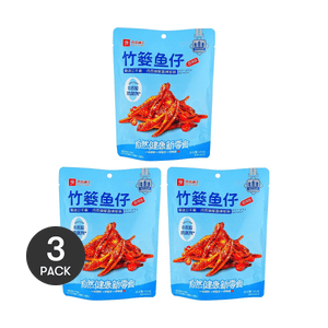 Spicy Flavoured Anchovy Snack, 3.7 oz *3【3 Packs】