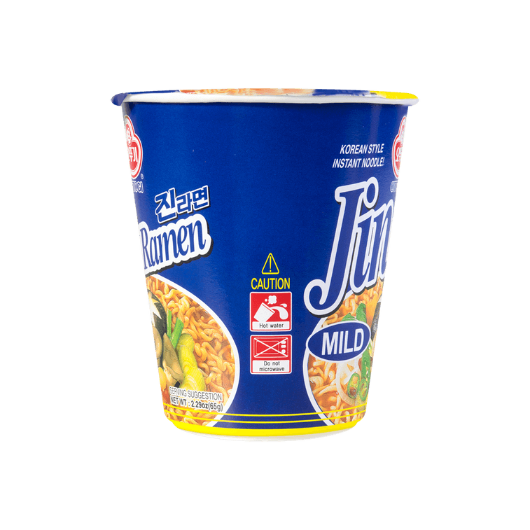 ジンラーメン 韓国風インスタントカップヌードル マイルド味 6個パック（2.29オンス）【バリューパック】 9
