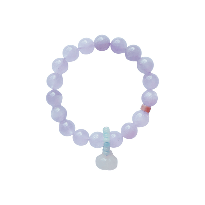 Natural Lavender Chalcedony Bracelet – 10mm Dreamy Purple Gemstone  Love & Sleep Aid1piece