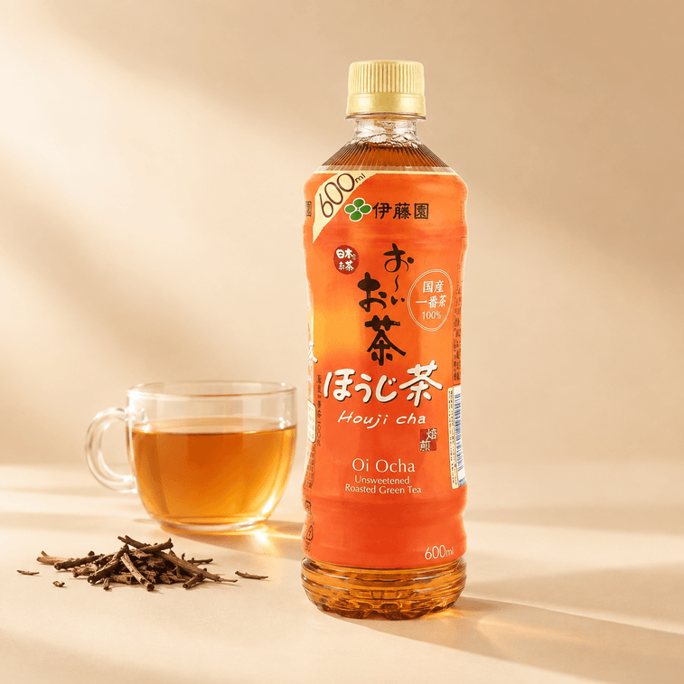 Oi Ocha Hojicha, Green Tea, 20.3 fl oz *6【6 Packs】 4
