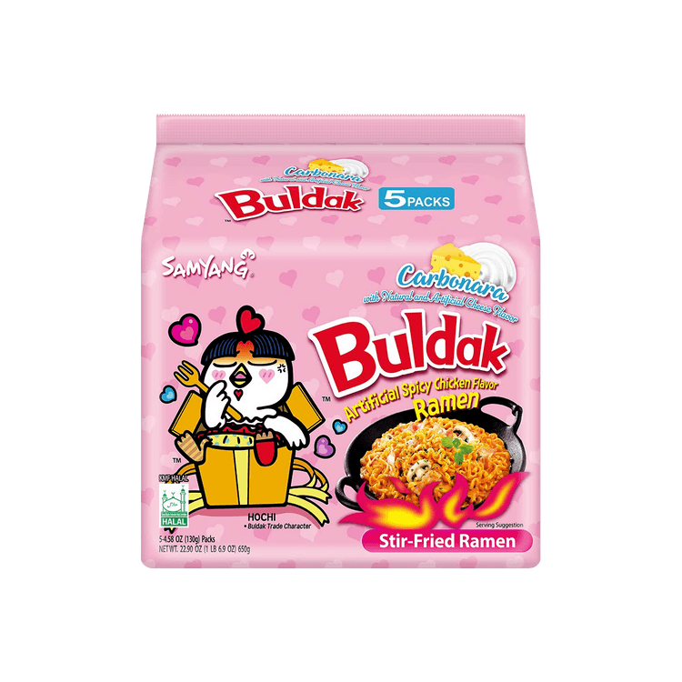 BALANCE PICK Buldak Pack (Hot Buldak Seasoning & Rose Buldak Spicy Hot  Chicken Stir-Fried Noodles)