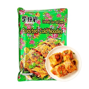 李梓睿 烤冷面  大酸大甜  615g【煎/烤/炒 快手速食】【软糯劲道 浓郁酱香】【东北特产】