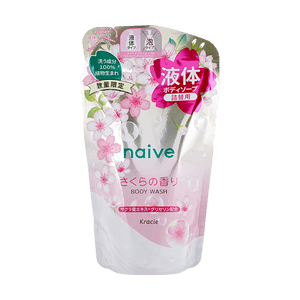 Sakura Body Wash Refill Pouch Gentle Cleansing Moisturizing 12.17fl oz