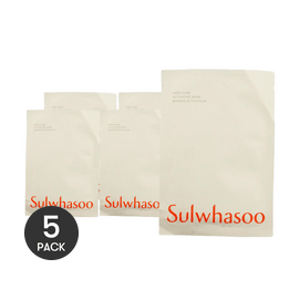 韩国SULWHASOO雪花秀 润燥精华面膜 焕活肌底补水保湿 1片入*5【密集修护】