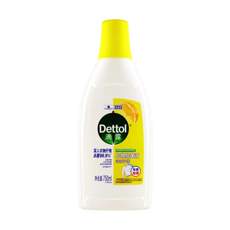 DETTOL Laundry Sanitizer Kills Germs, Mites, Protects Clothes and