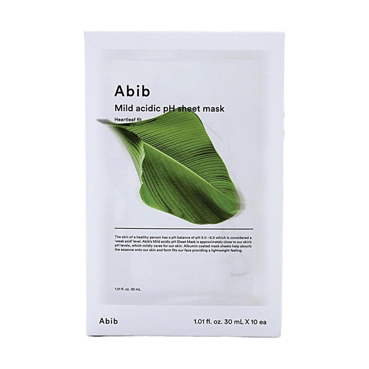 韓國ABIB阿彼芙 小綠葉弱酸魚腥草面膜 植物萃取 10片入 鎮定舒緩 維穩修護 降溫去紅 改善泛紅 長效保濕 清爽不黏膩 敏感肌可用 5