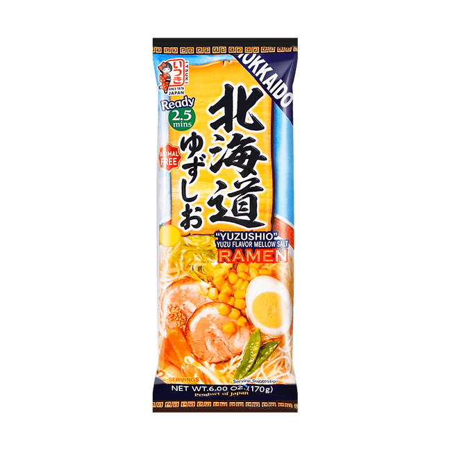 Itsuki Hokkaido Shio Mellow Salt Ramen 170g