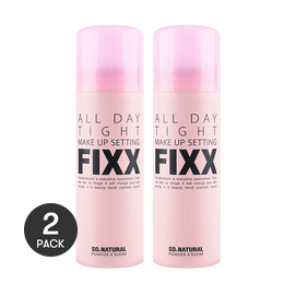 하루 종일 지속되는 타이트 메이크업 세팅 픽서 미스트, 76ml *2개【밸류팩】