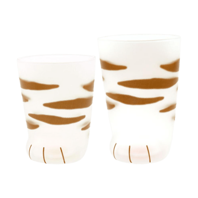 日本ISHIZUKA GLASS石塚硝子 ADERIA COCONECO 小虎貓玻璃杯子套裝 230ml+300ml