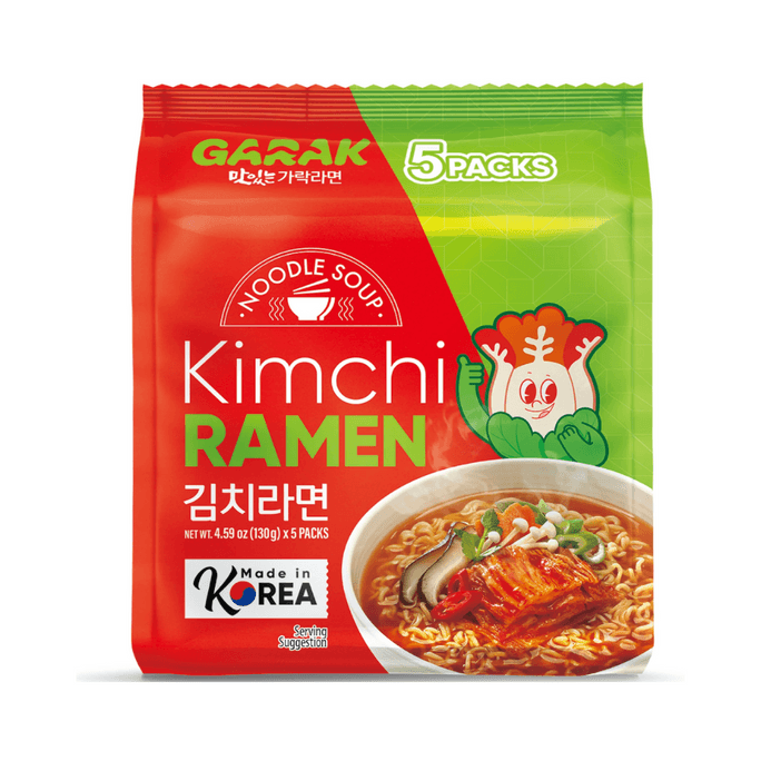 Kimchi Ramen Instant Noodles  4.59oz x 5