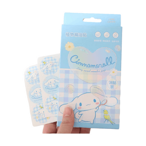 일본 SANRIO 식물성 에센셜 오일 패치 모기 퇴치 패치 여름 야외 여행 벌레 보호 패치 만화 귀여운 스티커 휴대용 지속-시나모롤 1상자