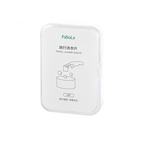 파솔라 여행용 세탁 시트 (16매/박스) 버블 세탁 시트, 장거리 여행 필수품, 고농축 세탁 시트, 얼룩 제거