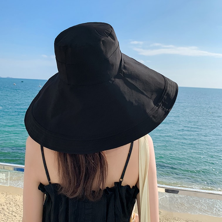 Women's Wide Brim Bucket Hat All Season Windproof Reversible UV Protection Versatile Style Khaki 1 Piece 7