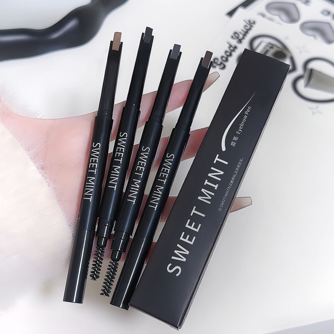 【中国直邮】 Sweet Mint 眉笔一支自然雾感顺滑初学者易上手自然根根分明学生平价