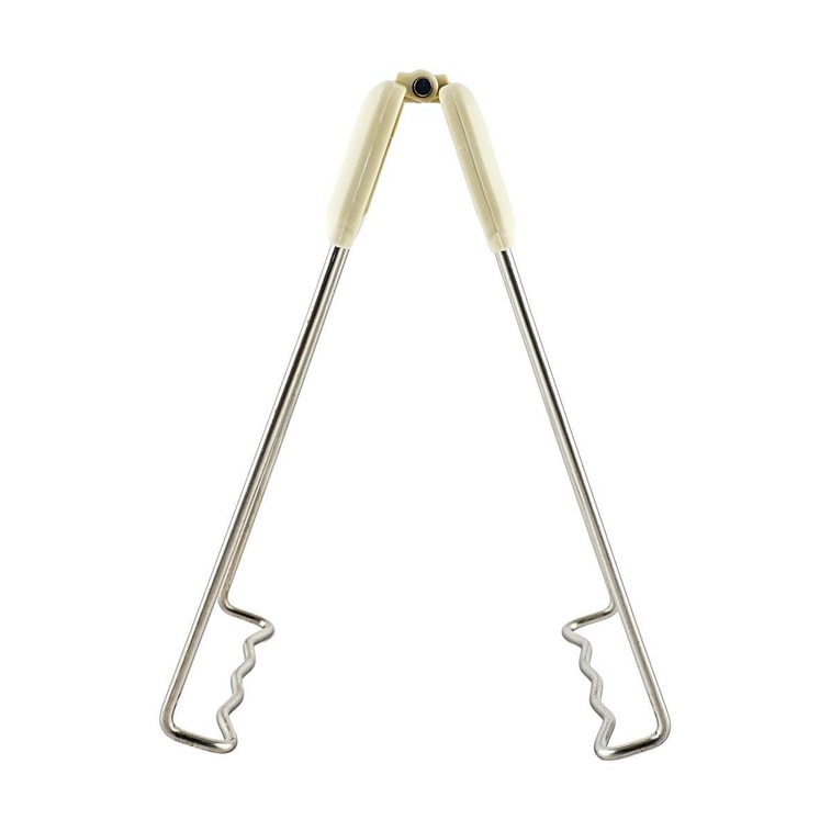 Ensemble de 2 pinces pour bol et assiette résistantes à la chaleur Gris Chaud Conception antidérapante 9