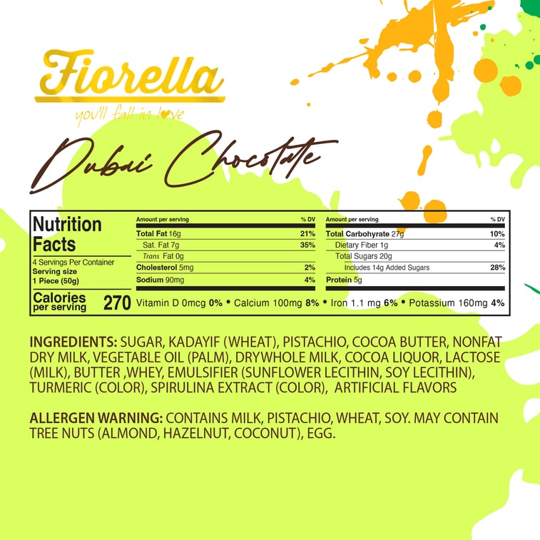 Dubai Chocolate Bar 200g – Creamy & Indulgent Treat 6