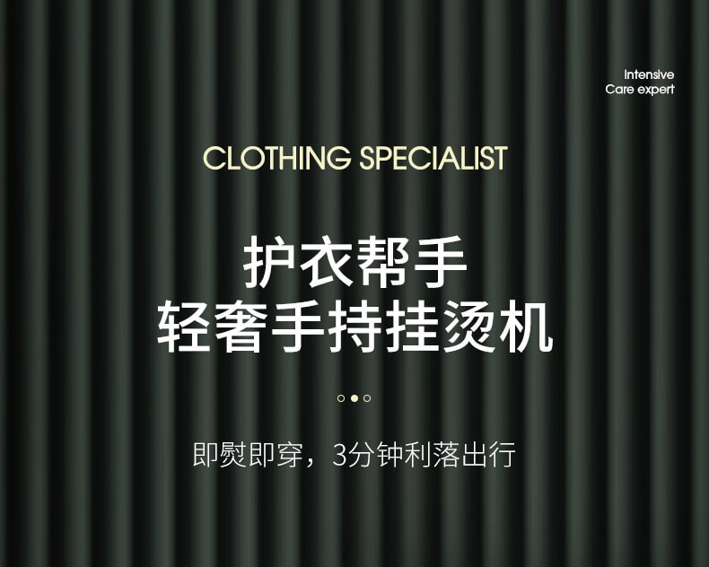 多蒙 手持式挂烫机除皱电熨斗网红款便携小型旋转折叠熨斗 1 把